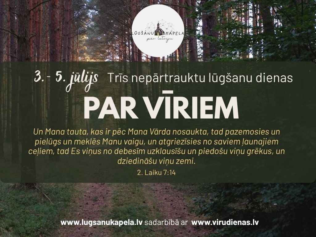 Lūgsim par latvijas vīriem!