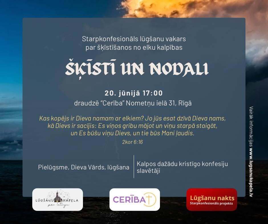 Klātienes pasākums "šķīstī un nodali"